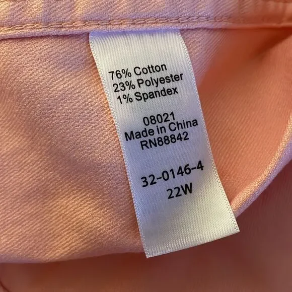 Women's Pink Denim Jacket - Picture 6 of 8